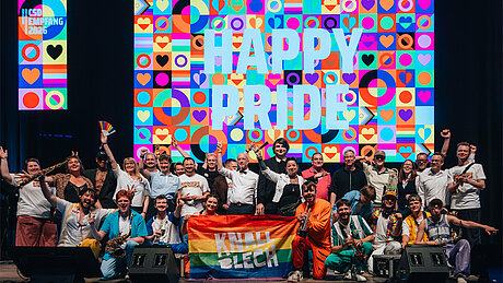 Alle Mitwirkinden des CSD-Empfangs 2026 im Kölner Maritim